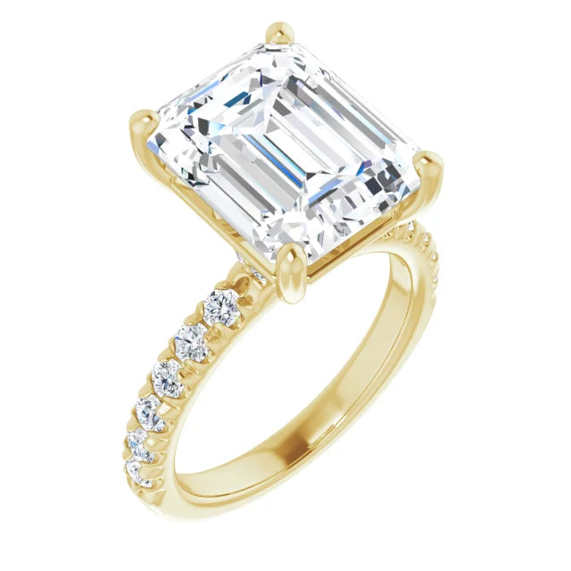 Micro Hidden Halo Pavé