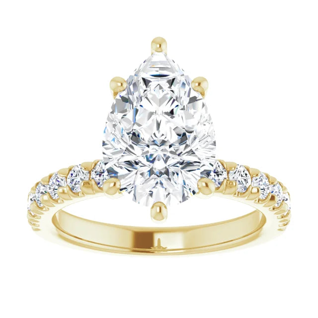 Micro Hidden Halo Pavé