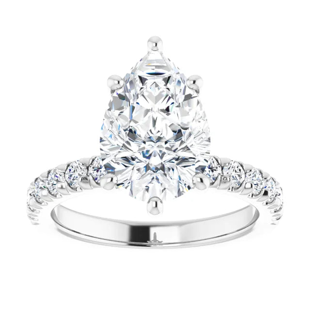 Micro Hidden Halo Pavé