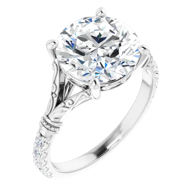 Split Shank Pavé