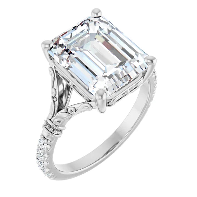 Split Shank Pavé