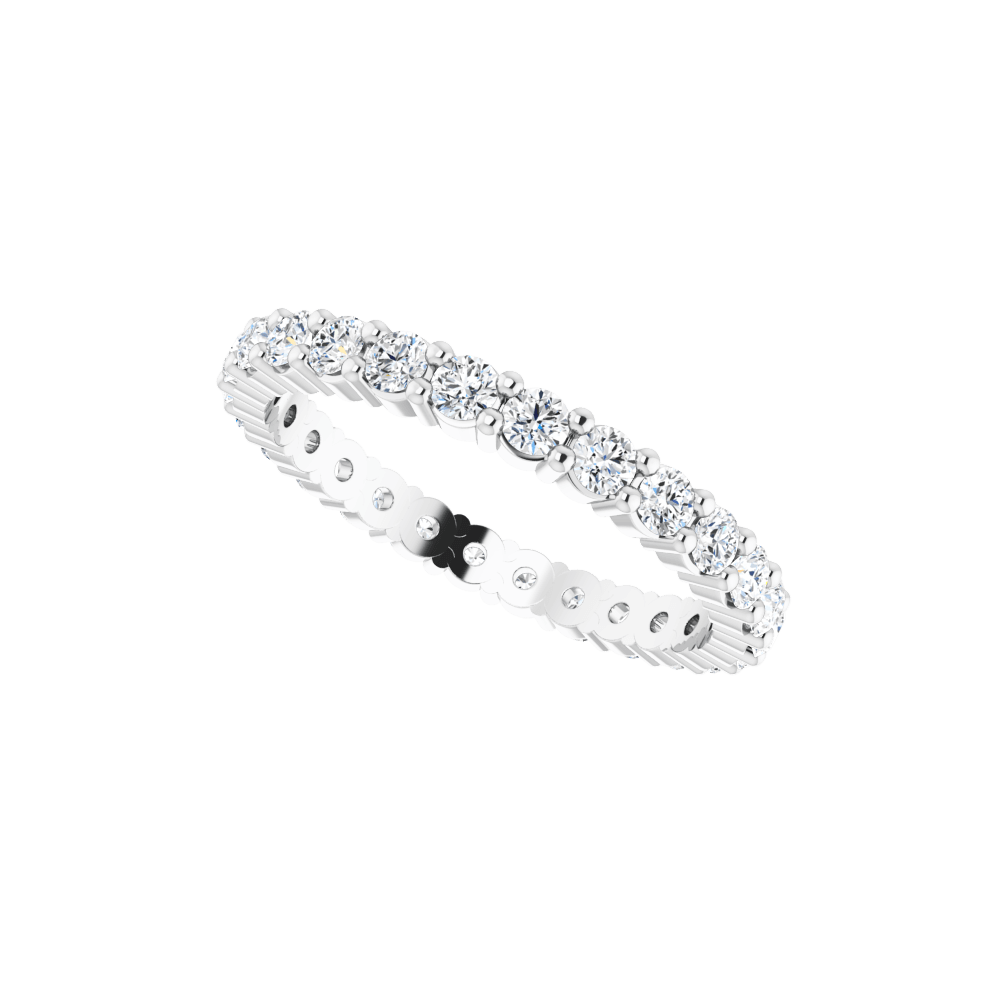 2mm Round Eternity Band