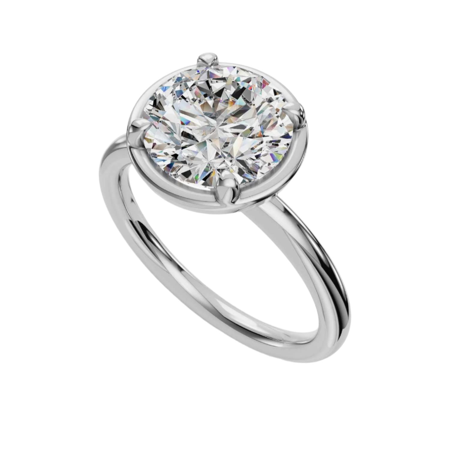 The Beatrice - Bezel Solitaire