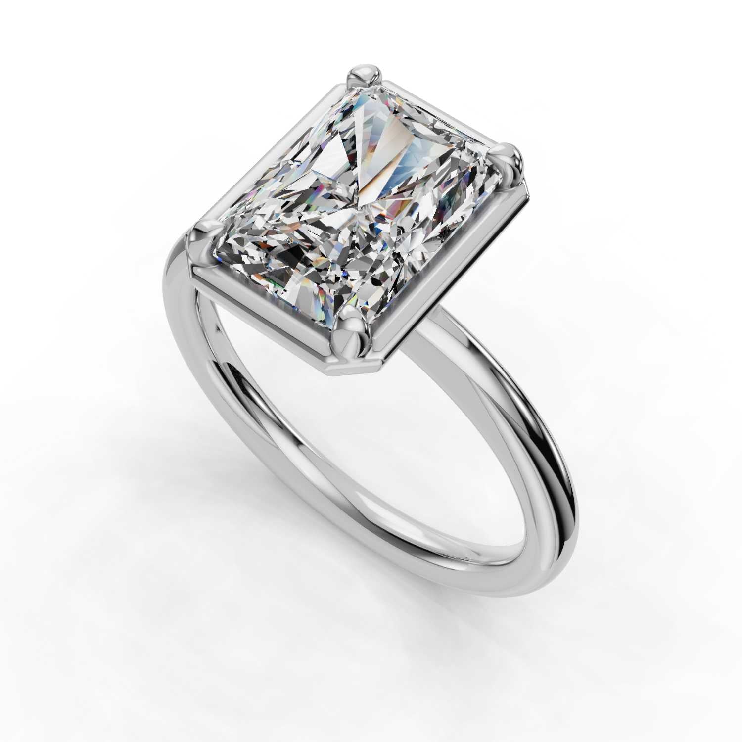 The Beatrice - Bezel Solitaire