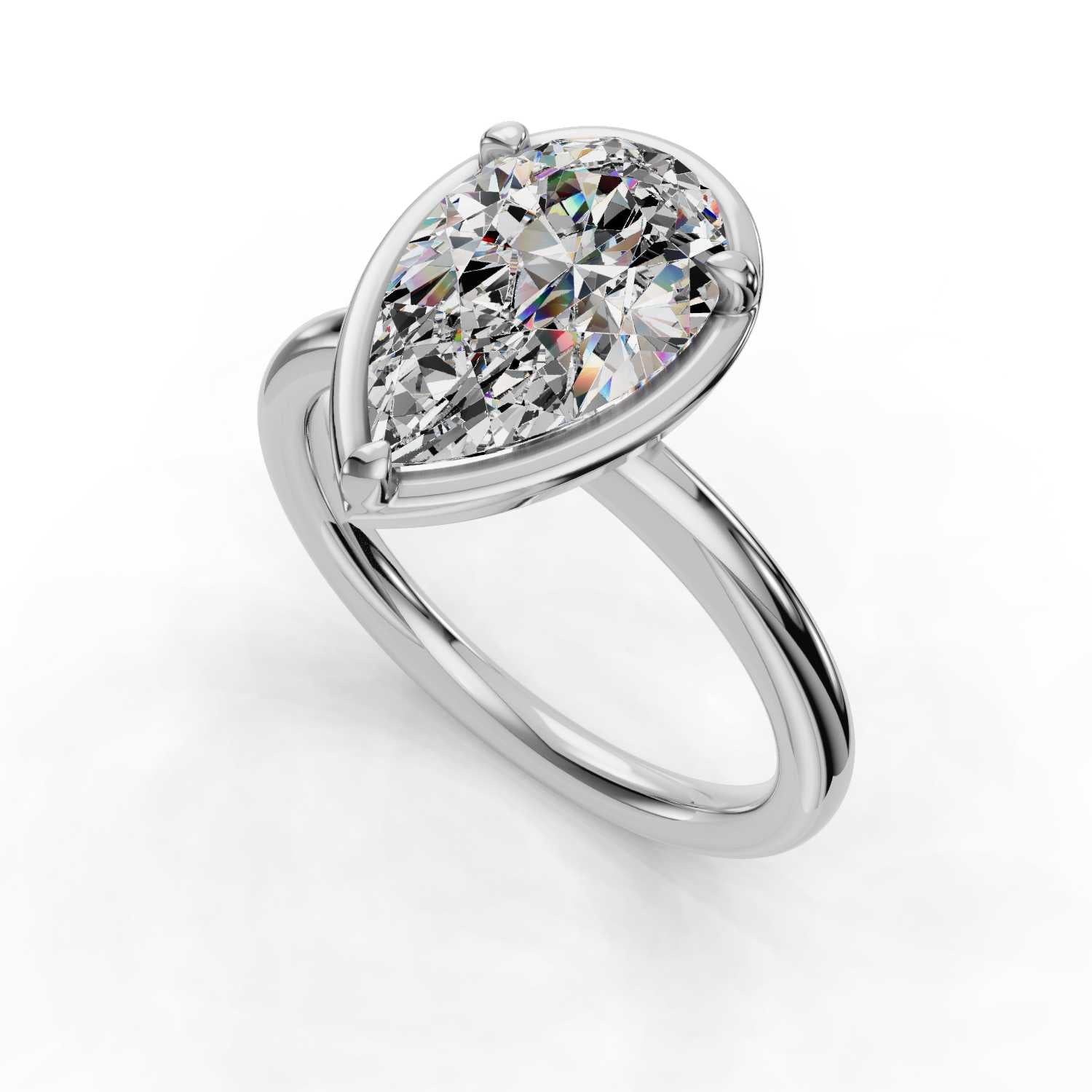 The Beatrice - Bezel Solitaire