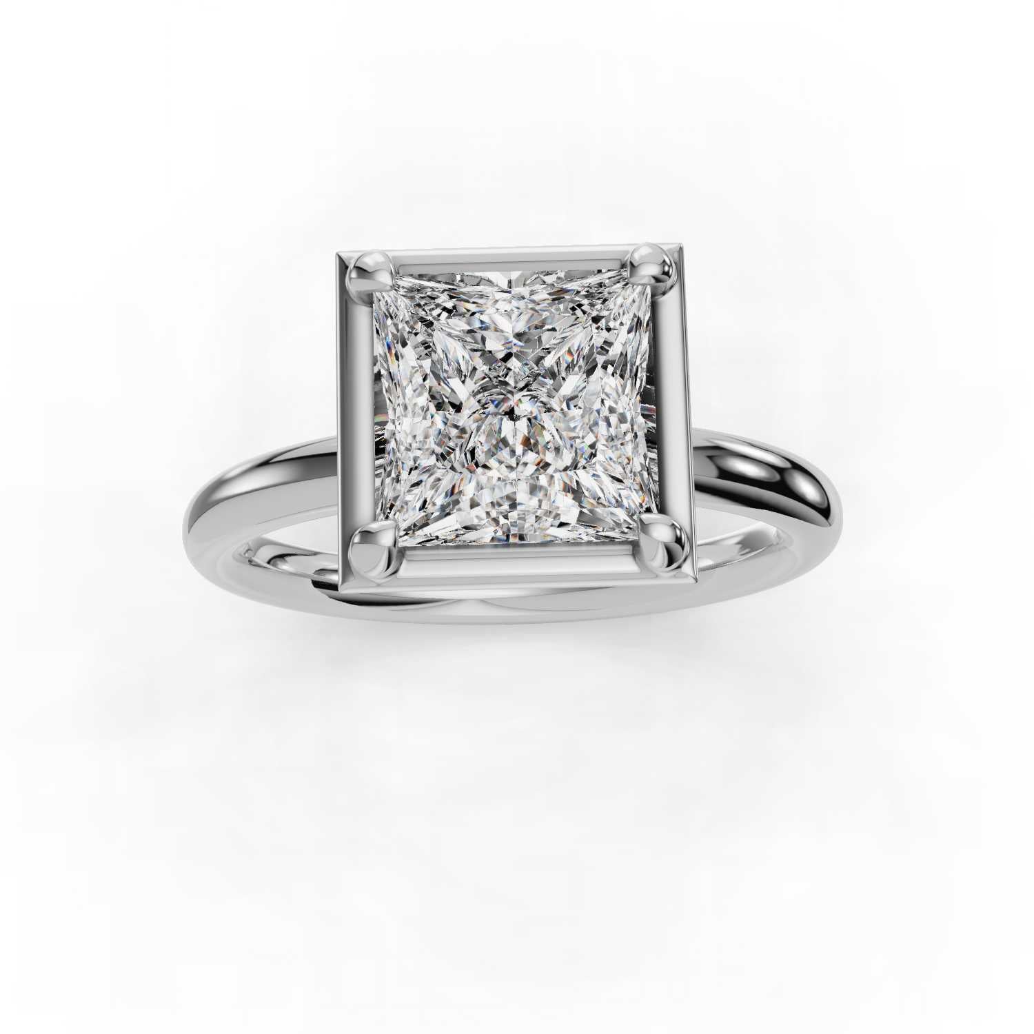 The Beatrice - Bezel Solitaire
