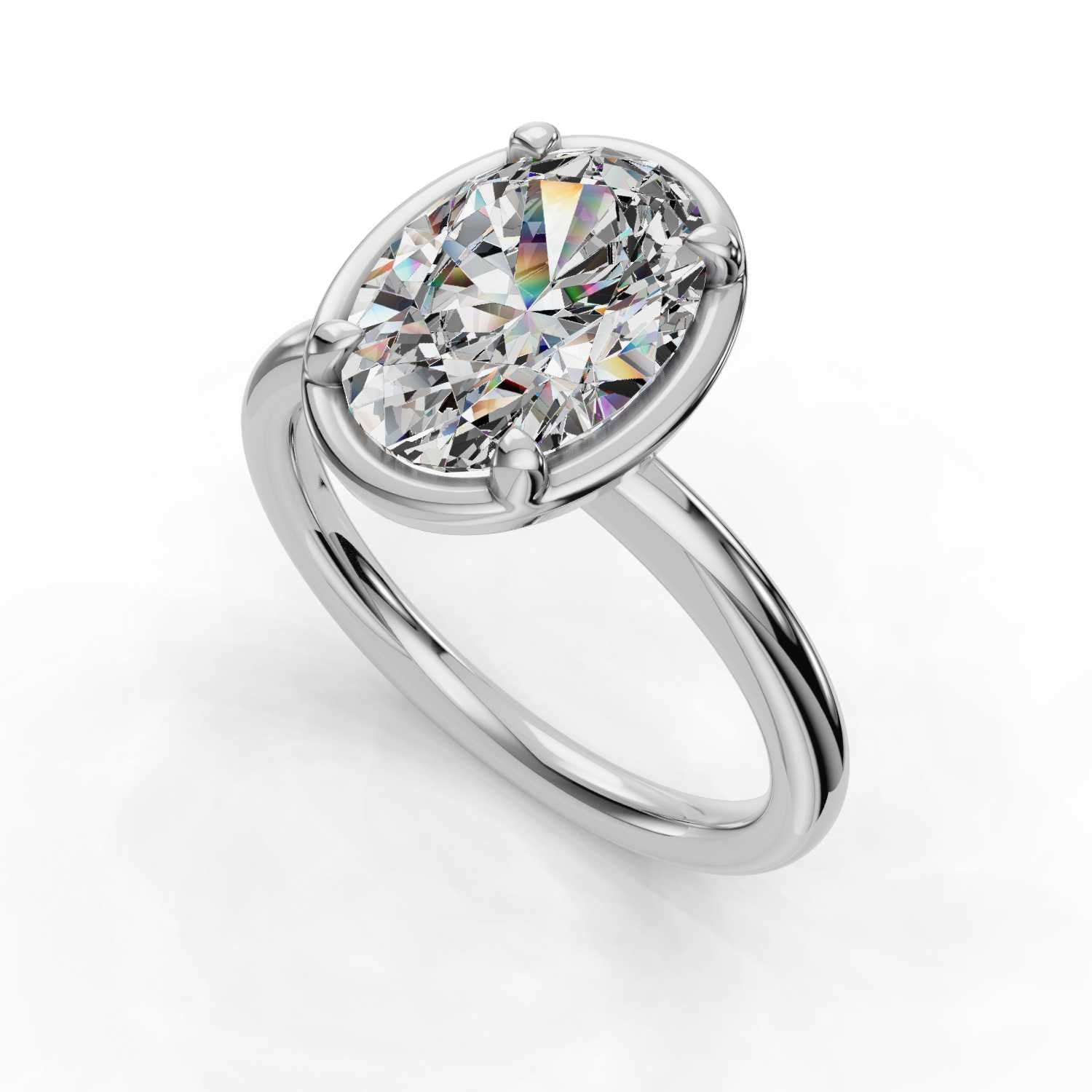 The Beatrice - Bezel Solitaire