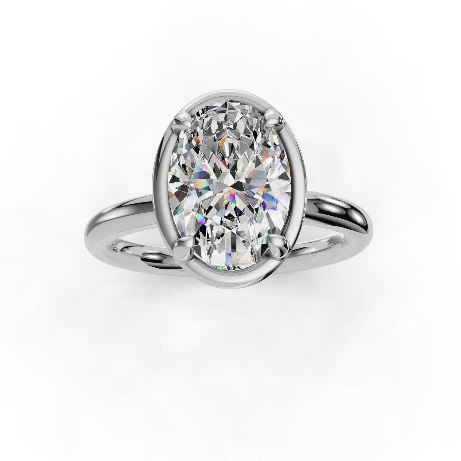 The Beatrice - Bezel Solitaire