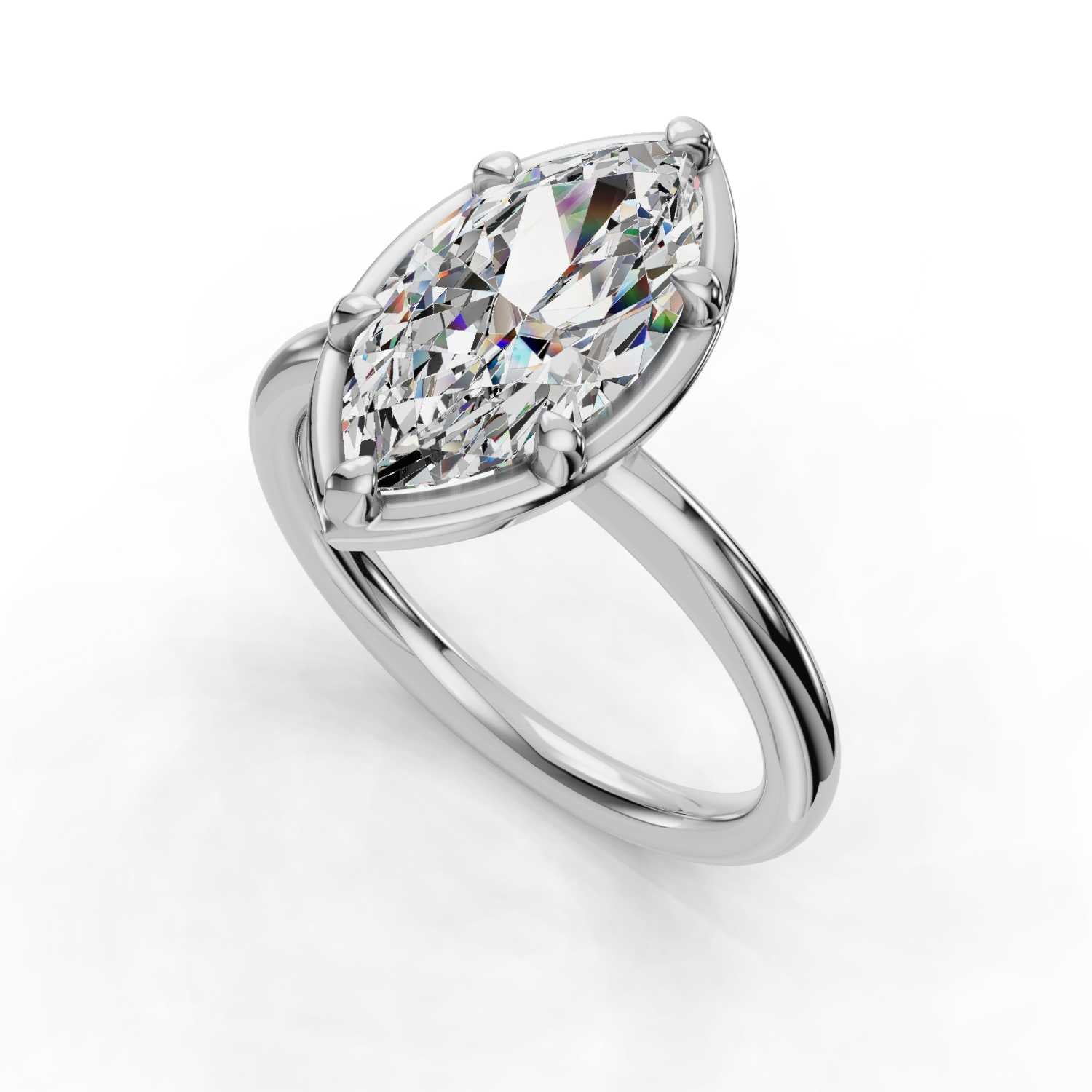 The Beatrice - Bezel Solitaire