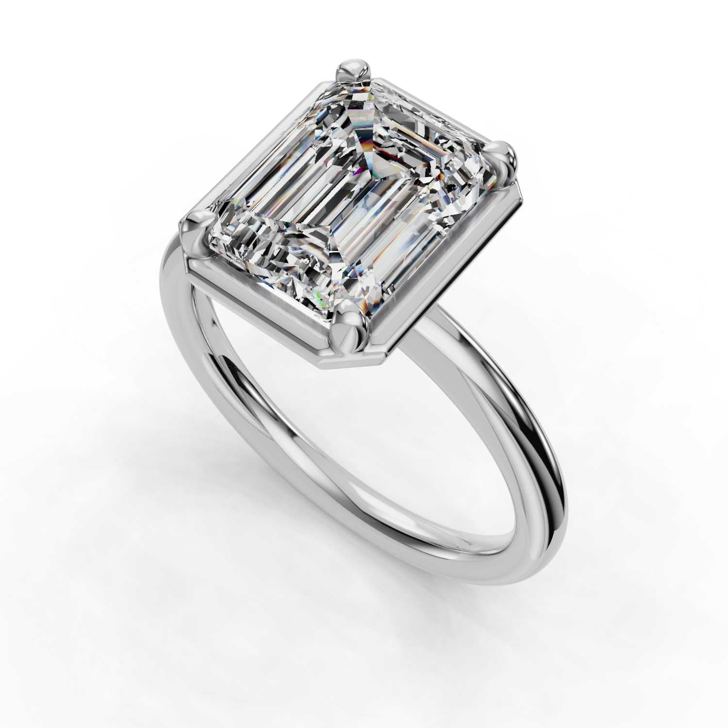 The Beatrice - Bezel Solitaire