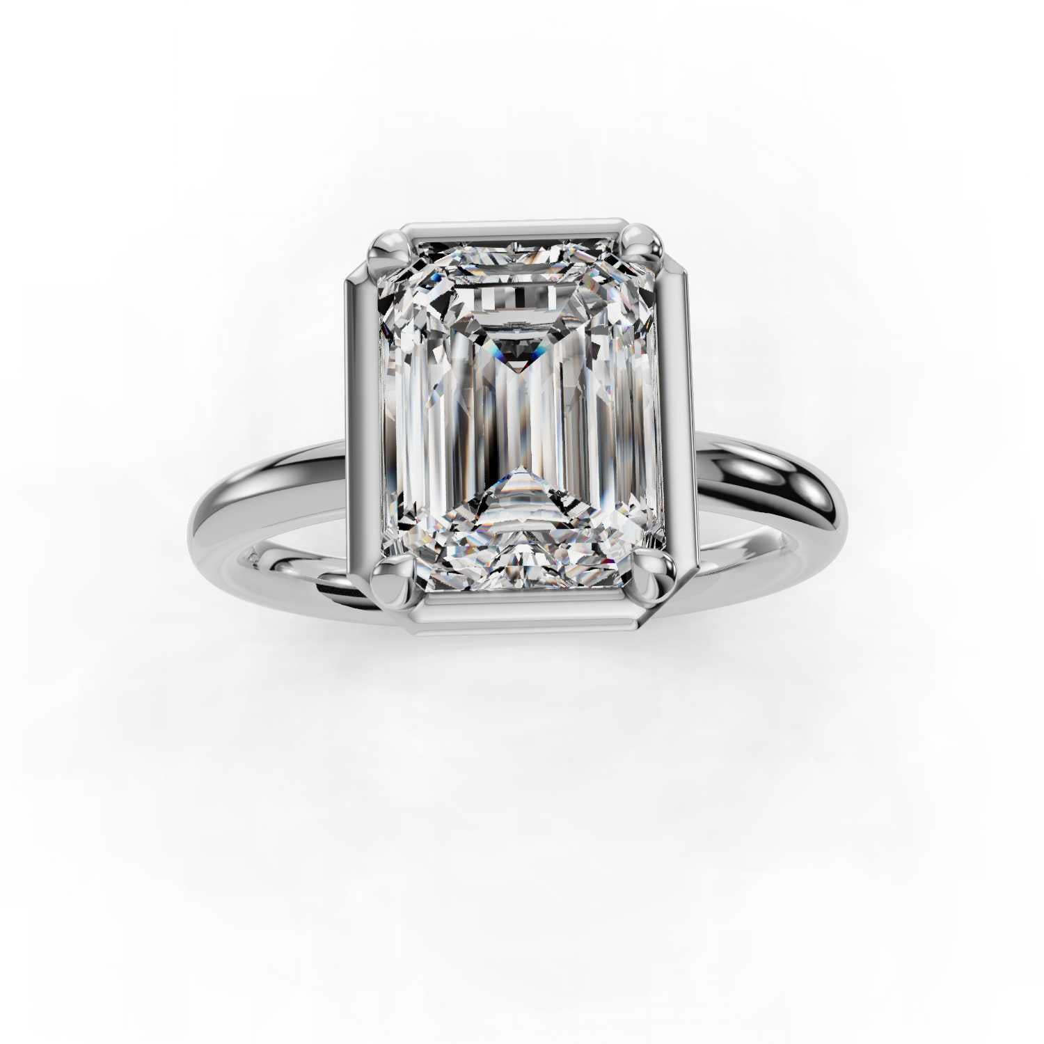 The Beatrice - Bezel Solitaire