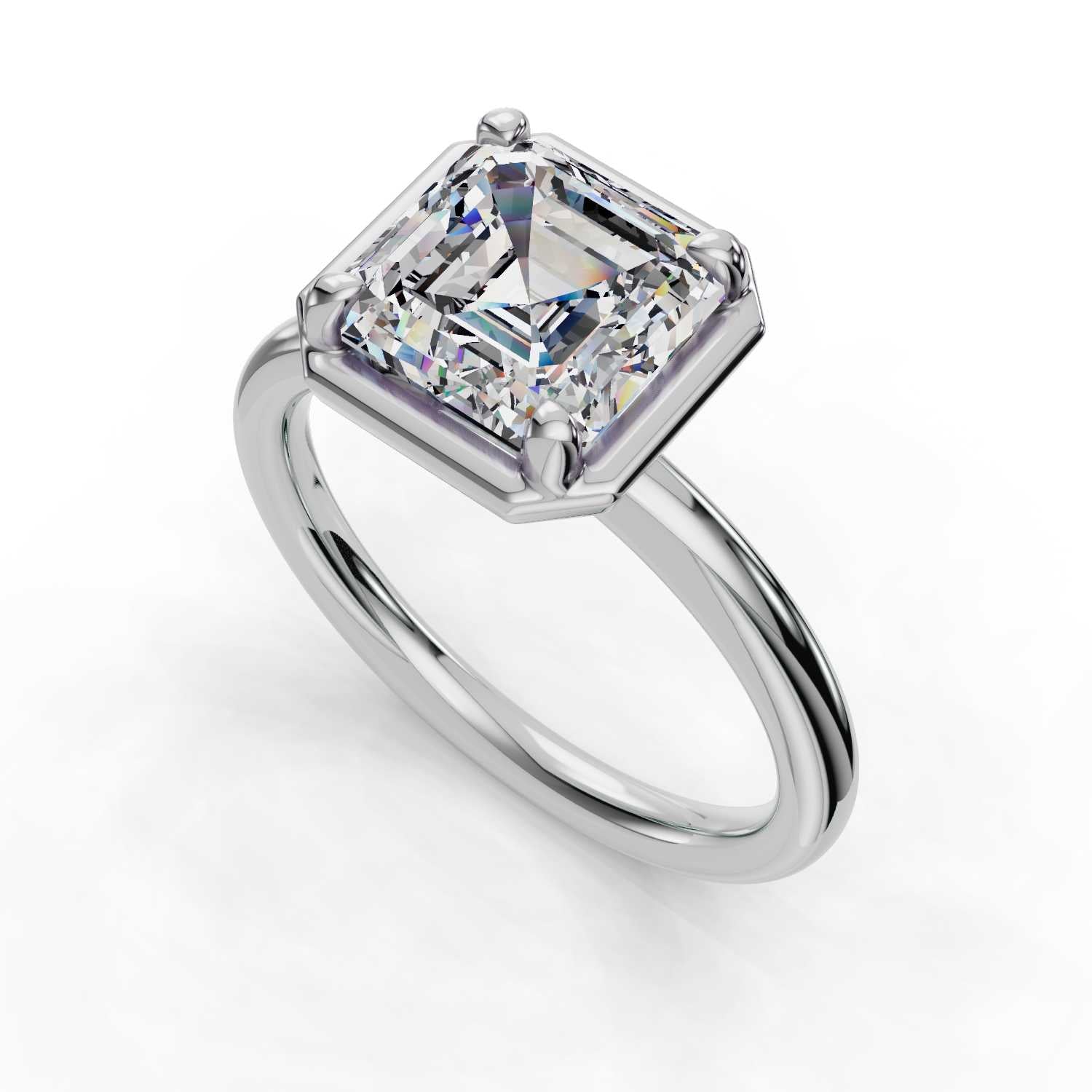 The Beatrice - Bezel Solitaire