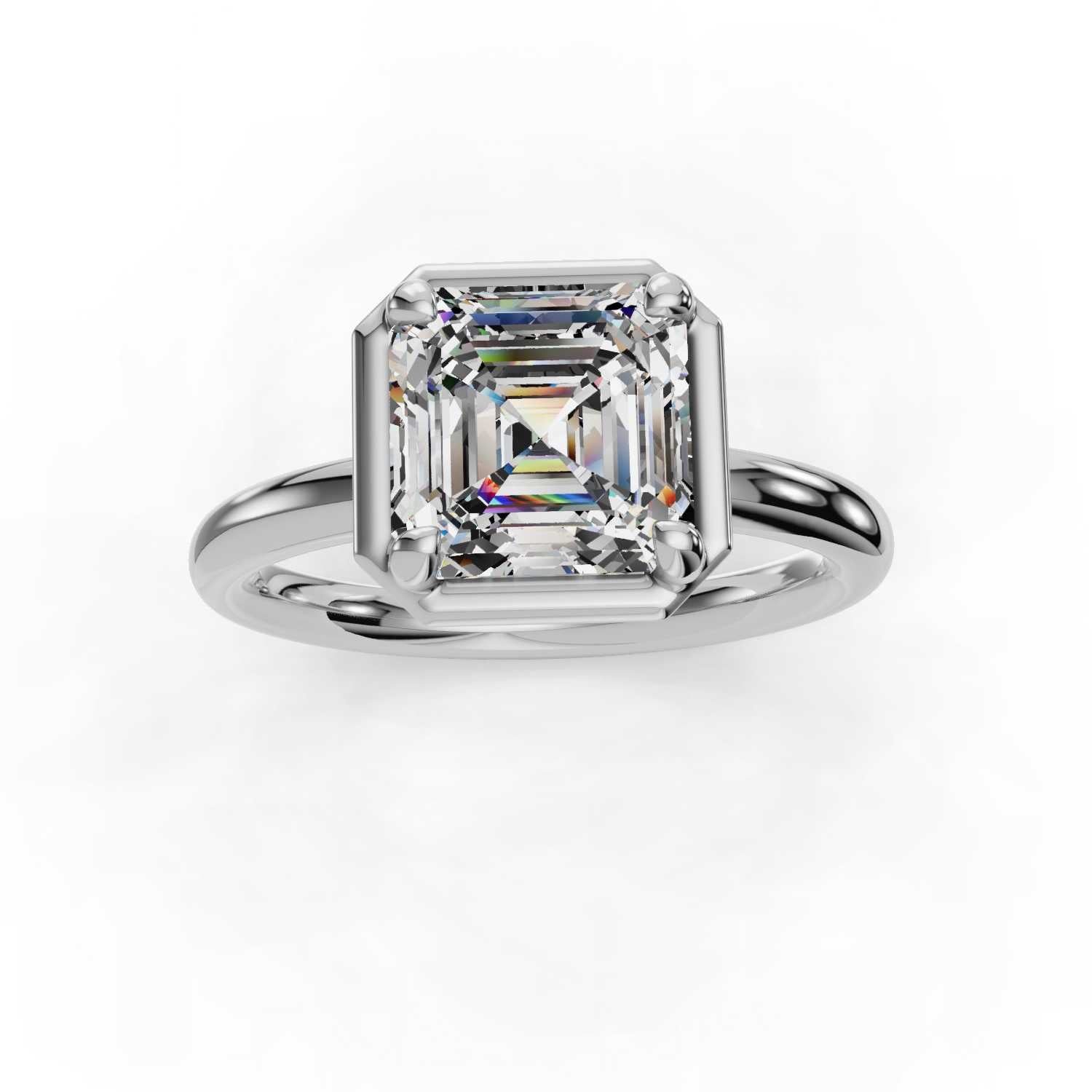 The Beatrice - Bezel Solitaire