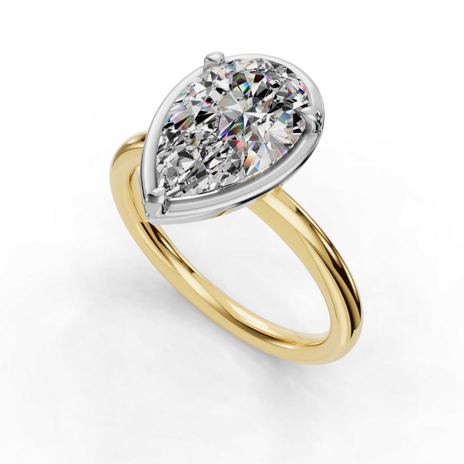 The Beatrice - Bezel Solitaire