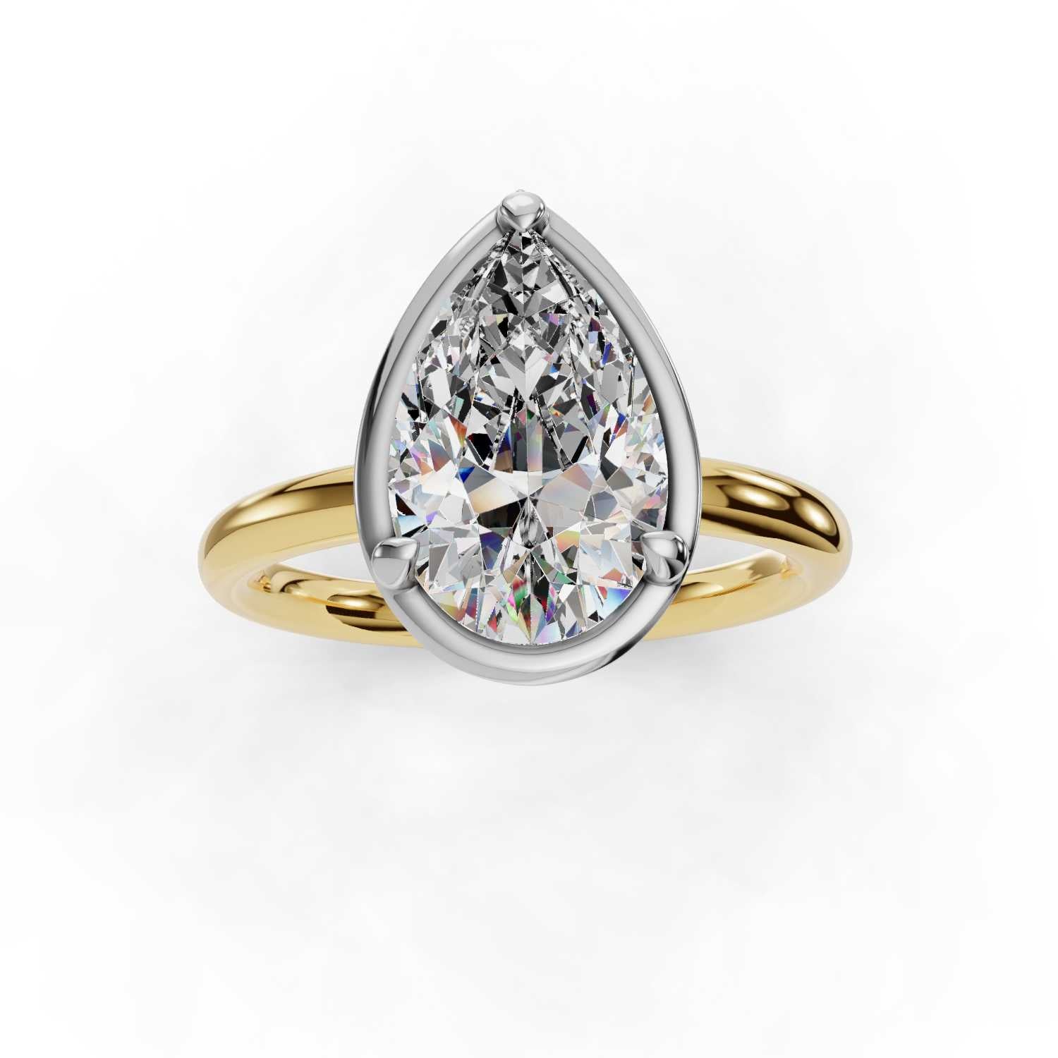 The Beatrice - Bezel Solitaire