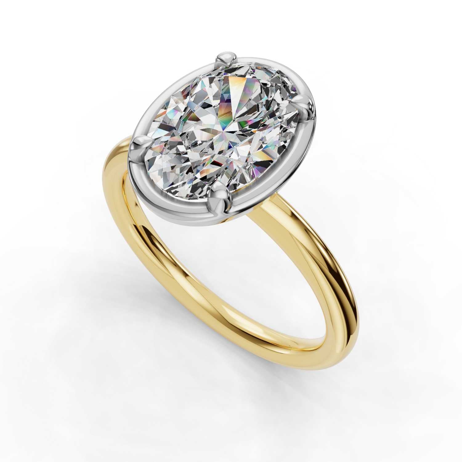 The Beatrice - Bezel Solitaire