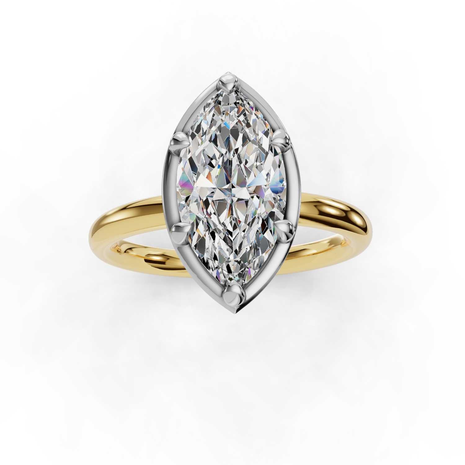 The Beatrice - Bezel Solitaire