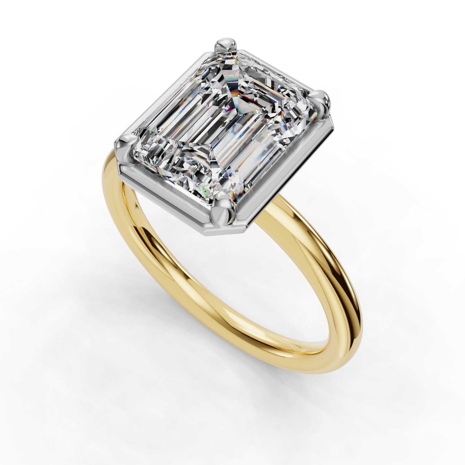 The Beatrice - Bezel Solitaire