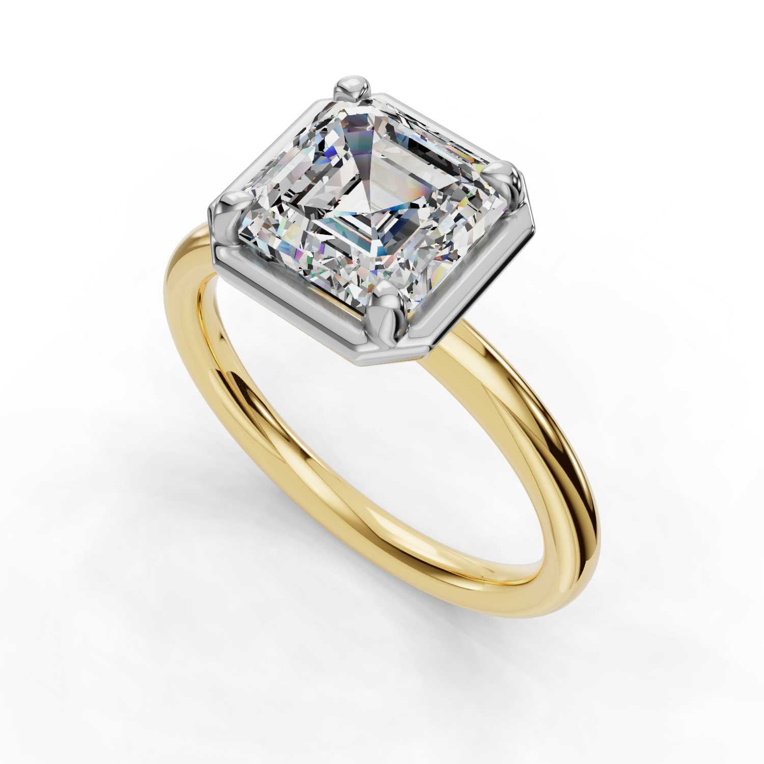 The Beatrice - Bezel Solitaire