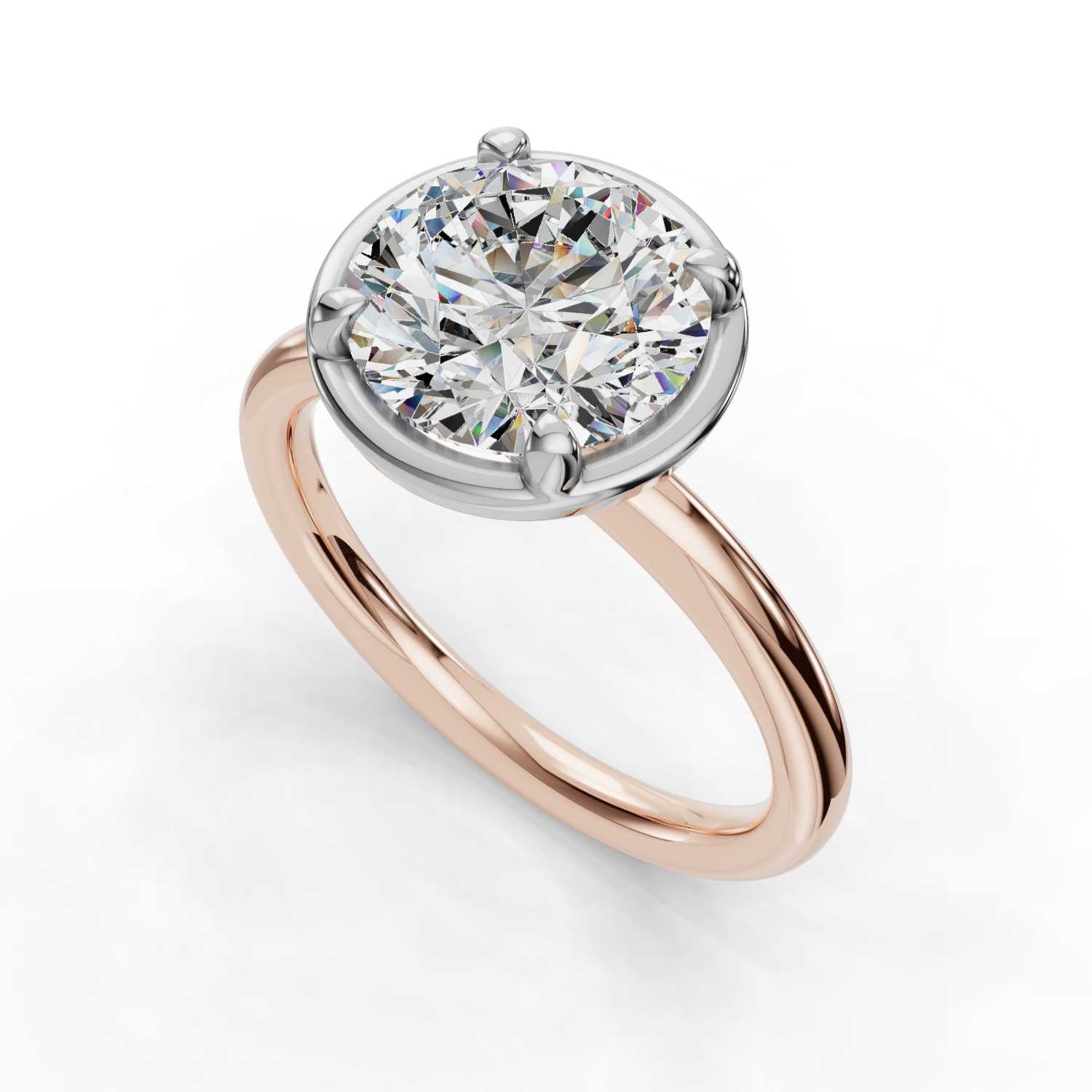 The Beatrice - Bezel Solitaire