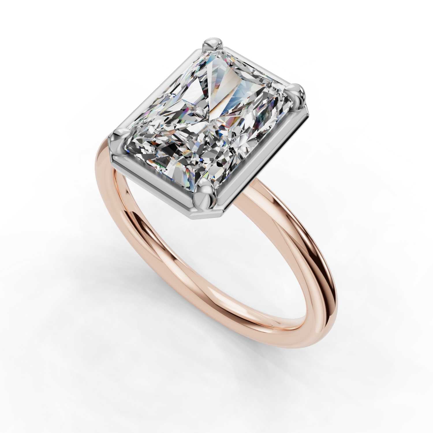The Beatrice - Bezel Solitaire