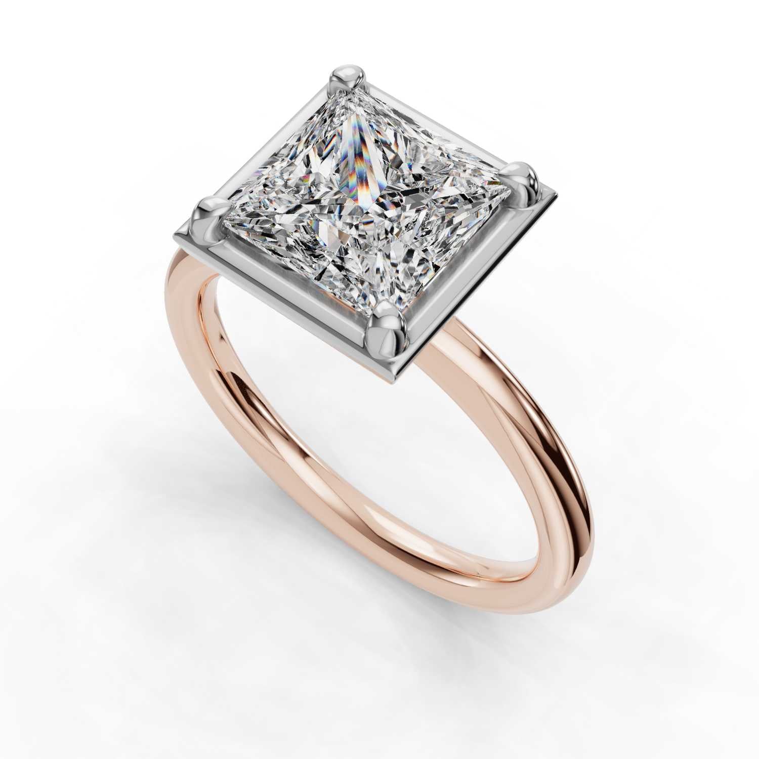 The Beatrice - Bezel Solitaire
