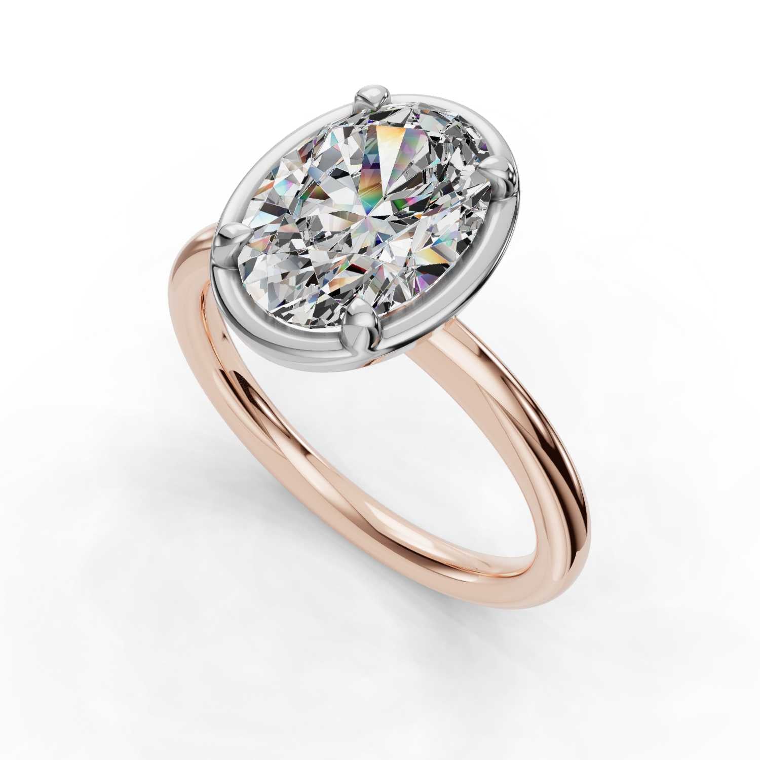 The Beatrice - Bezel Solitaire