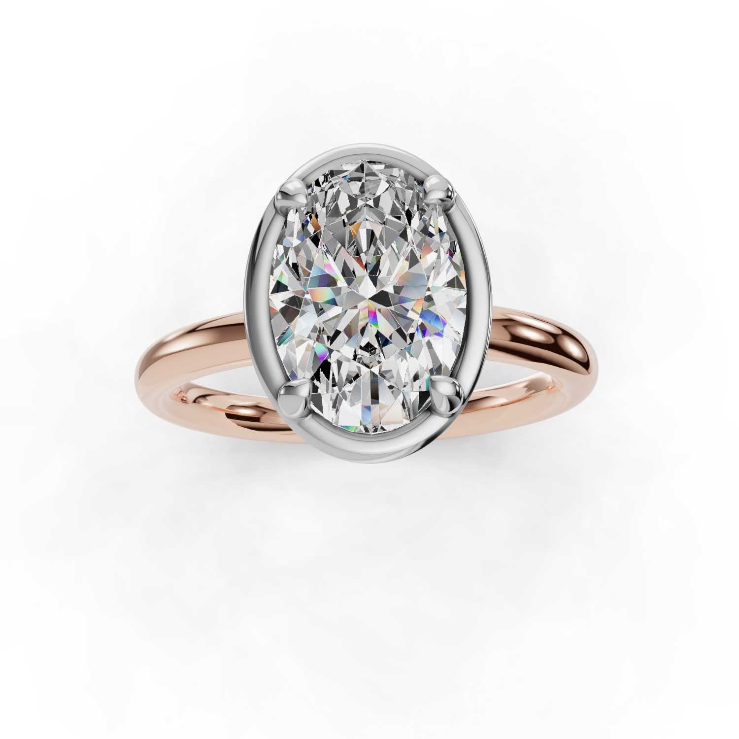 The Beatrice - Bezel Solitaire