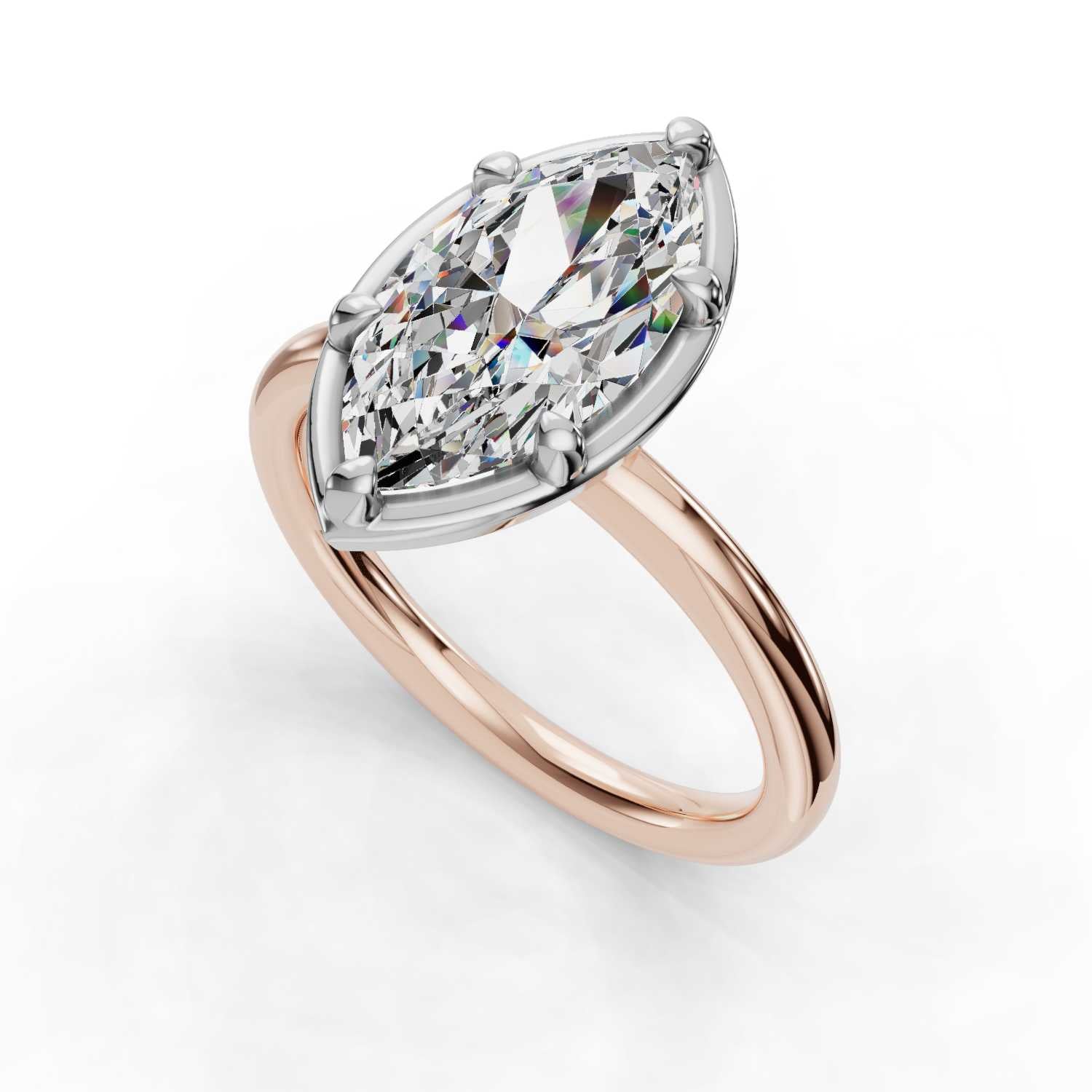 The Beatrice - Bezel Solitaire