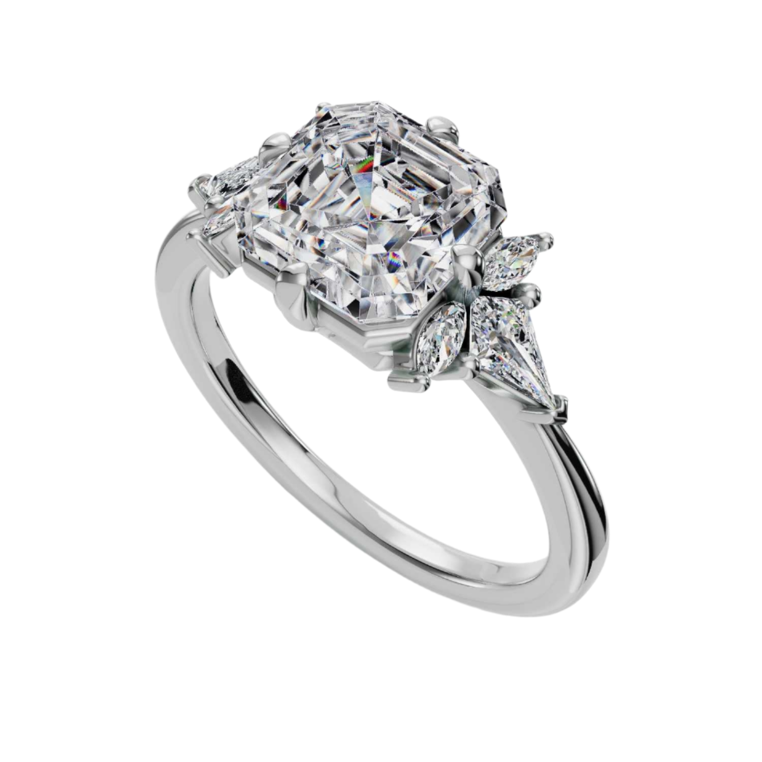 The Emmeline - Diamond Leaves