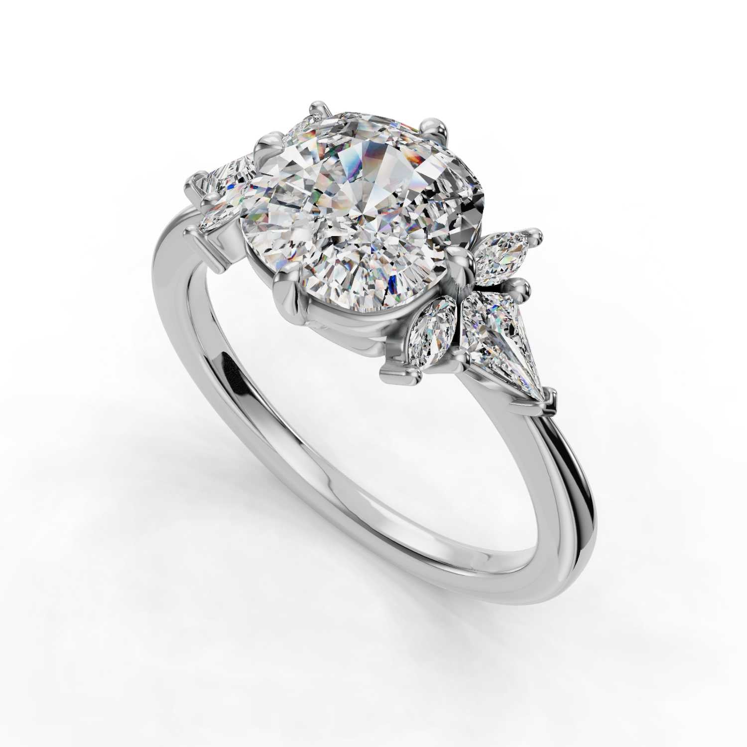 The Emmeline - Diamond Leaves