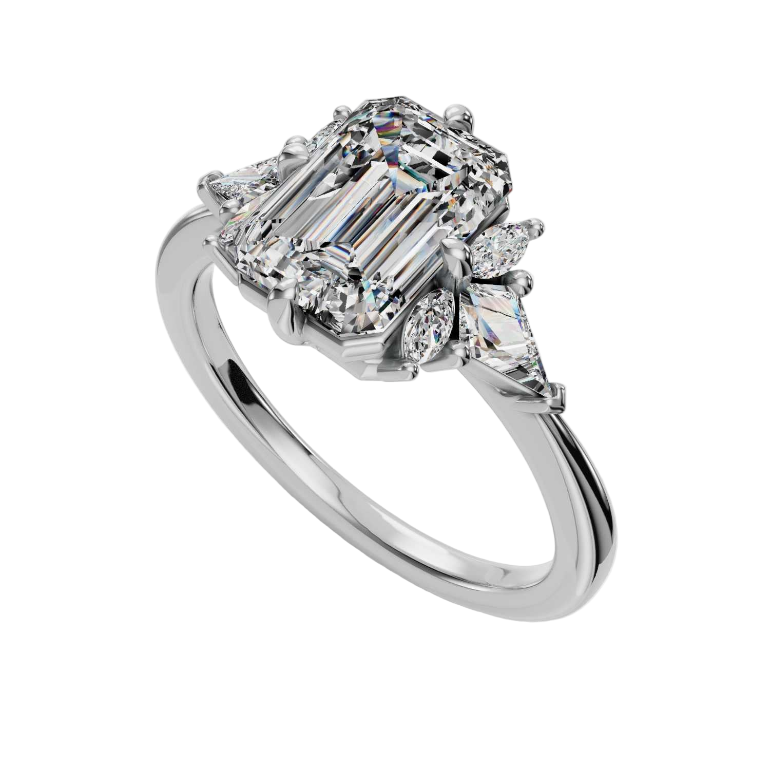 The Emmeline - Diamond Leaves