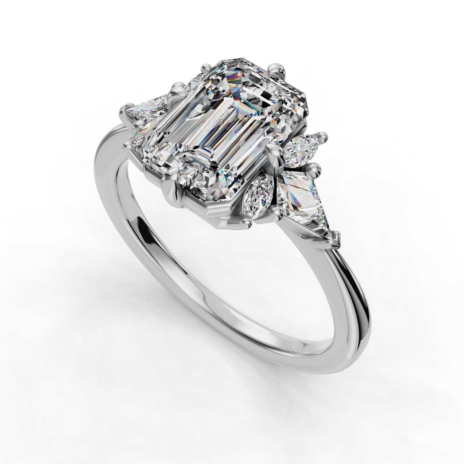 The Emmeline - Diamond Leaves