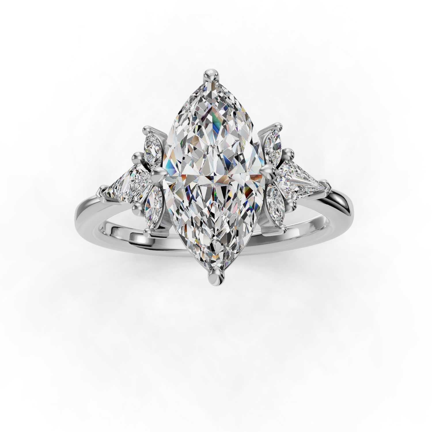 The Emmeline - Diamond Leaves