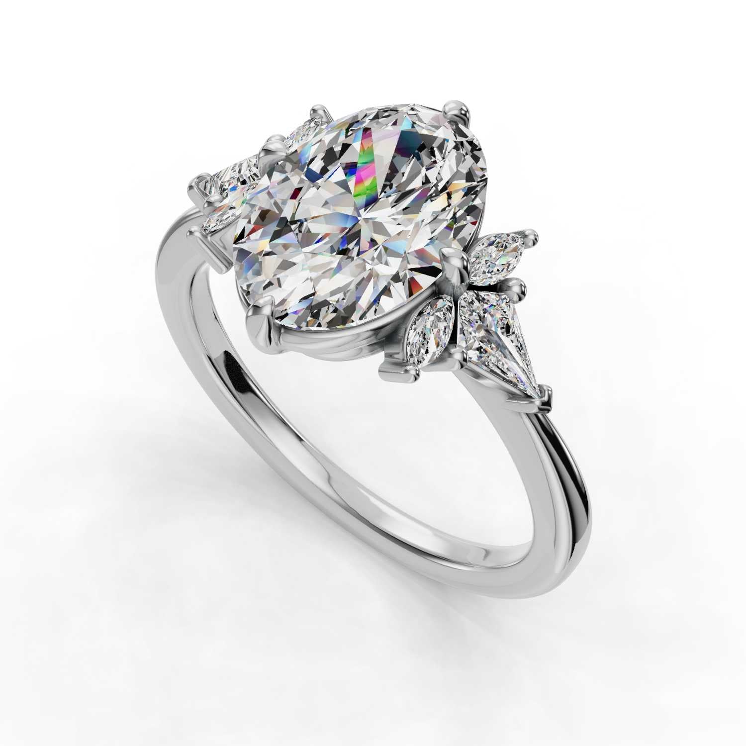 The Emmeline - Diamond Leaves