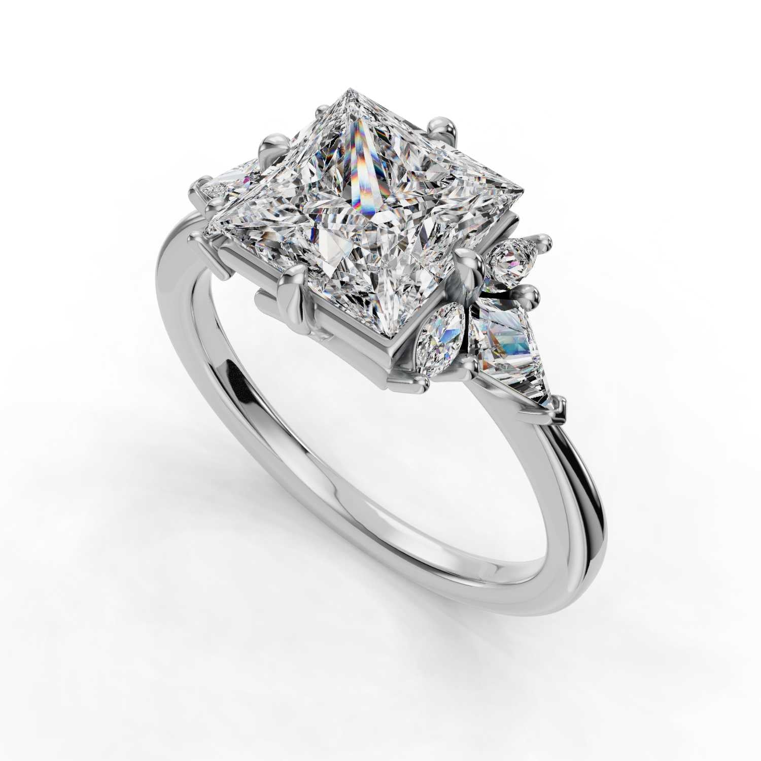 The Emmeline - Diamond Leaves