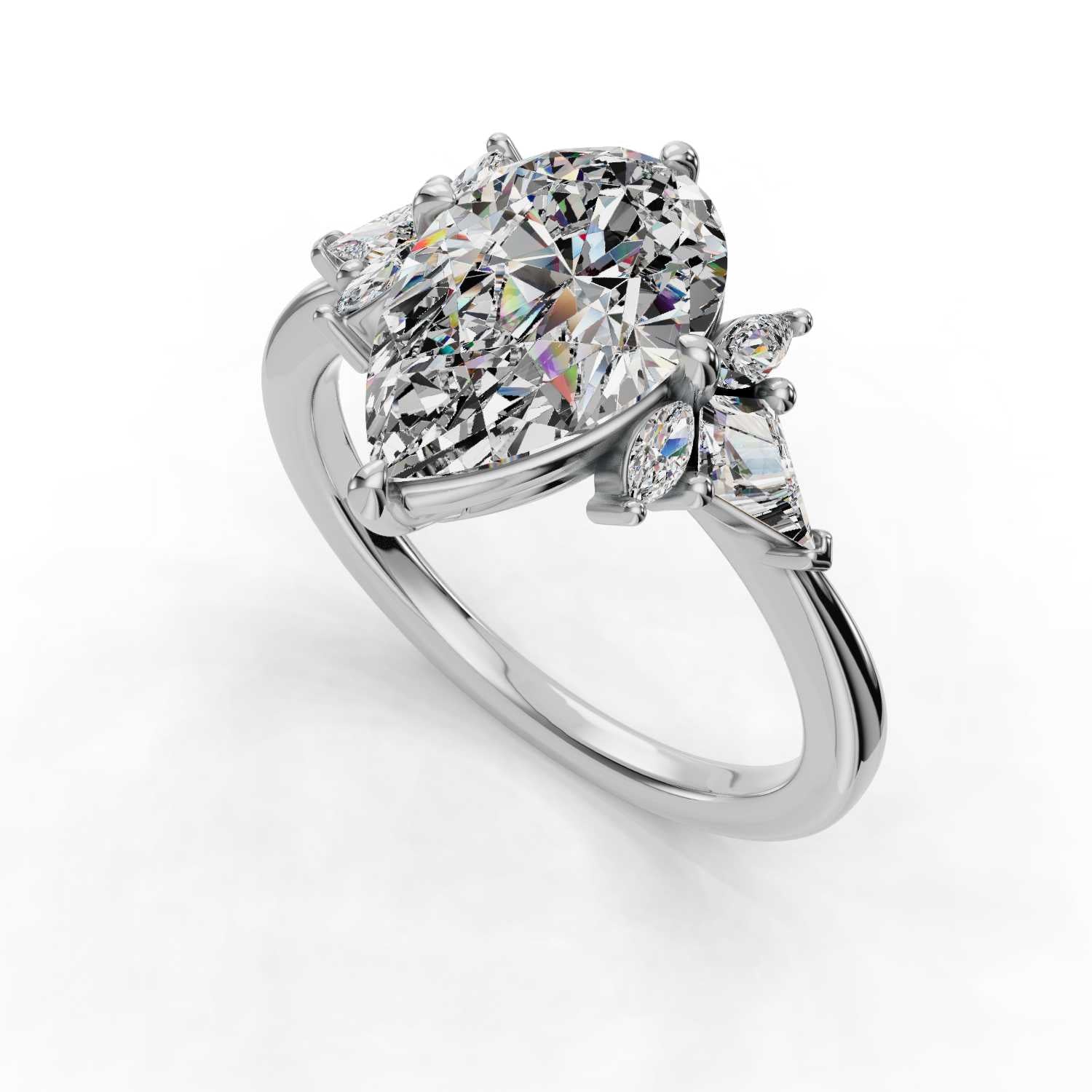 The Emmeline - Diamond Leaves