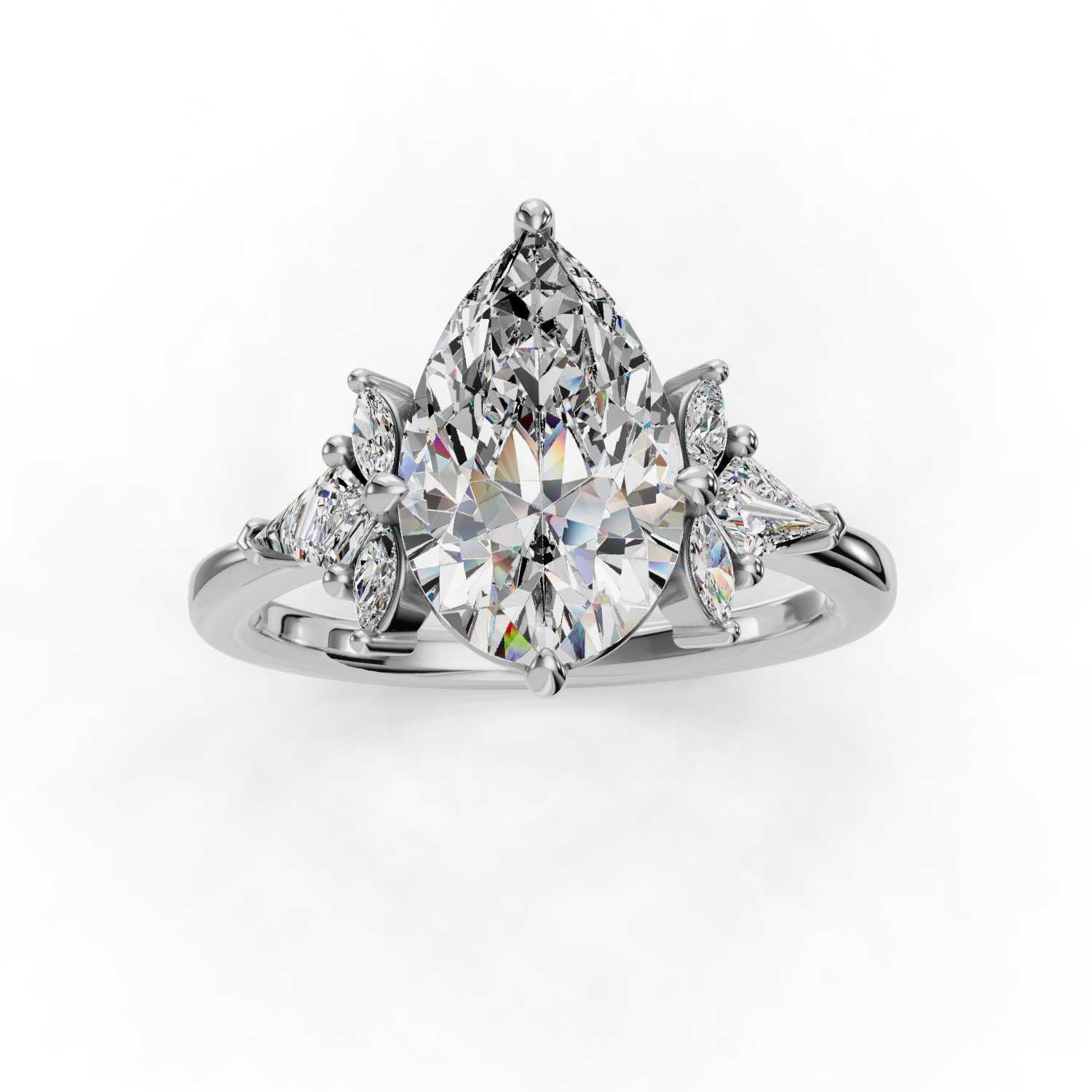 The Emmeline - Diamond Leaves