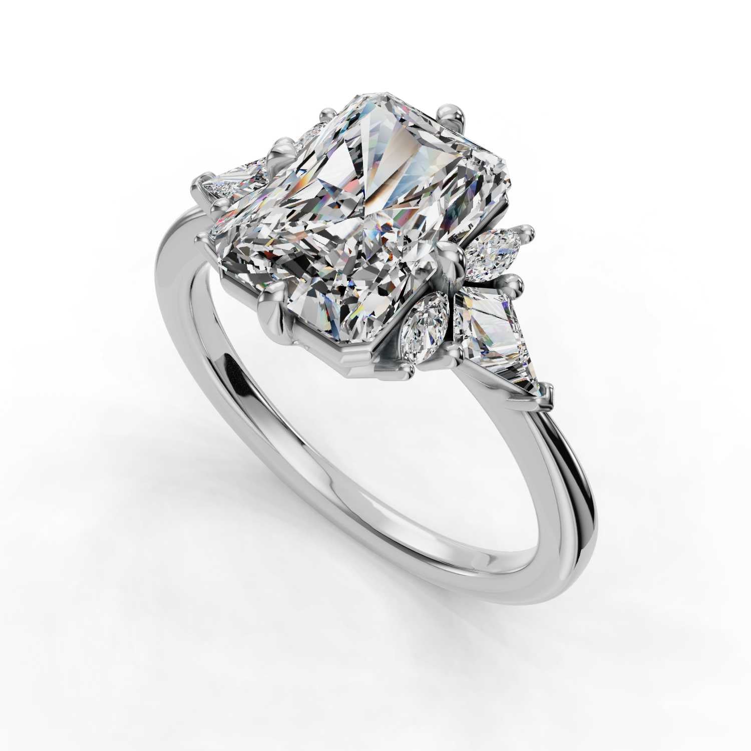 The Emmeline - Diamond Leaves