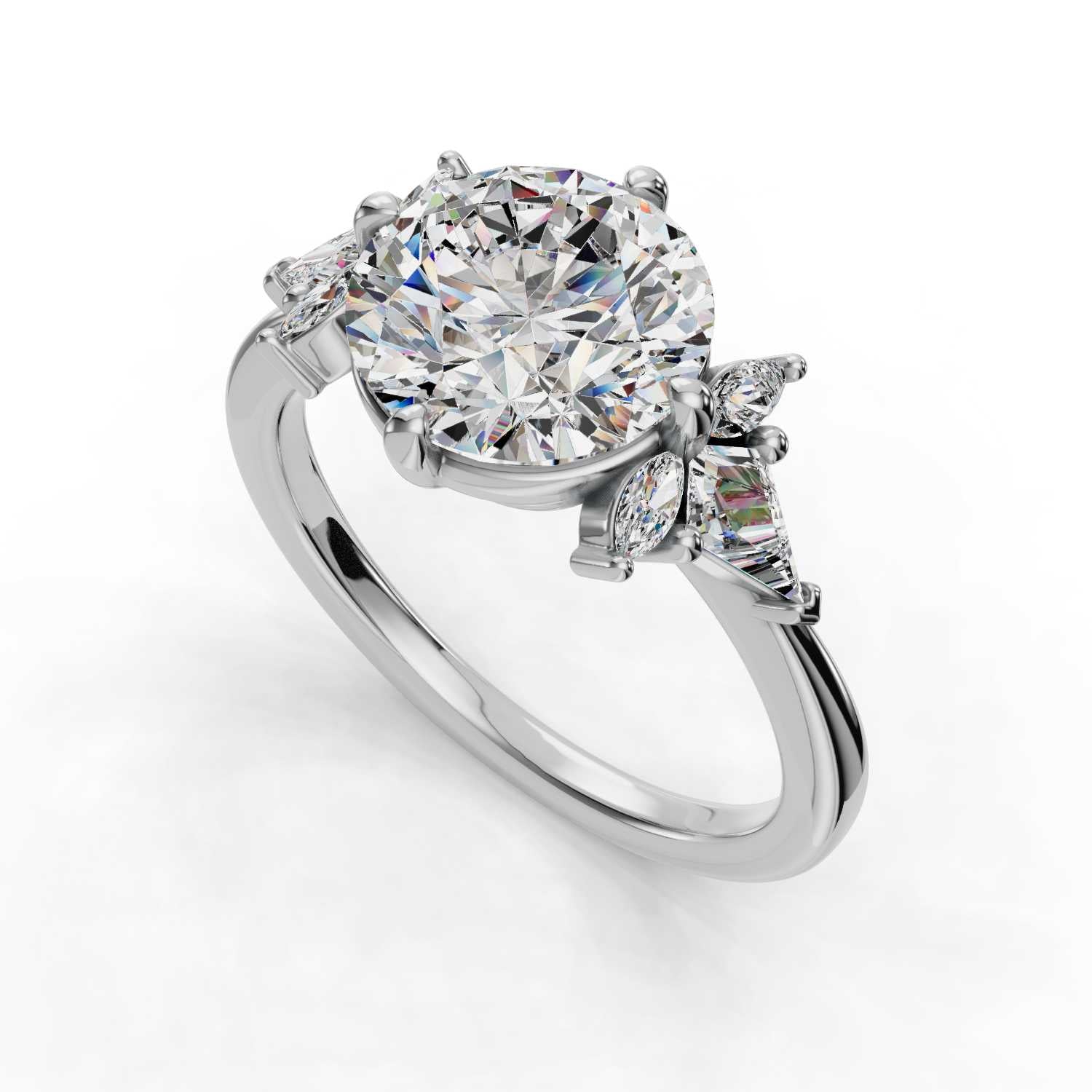 The Emmeline - Diamond Leaves