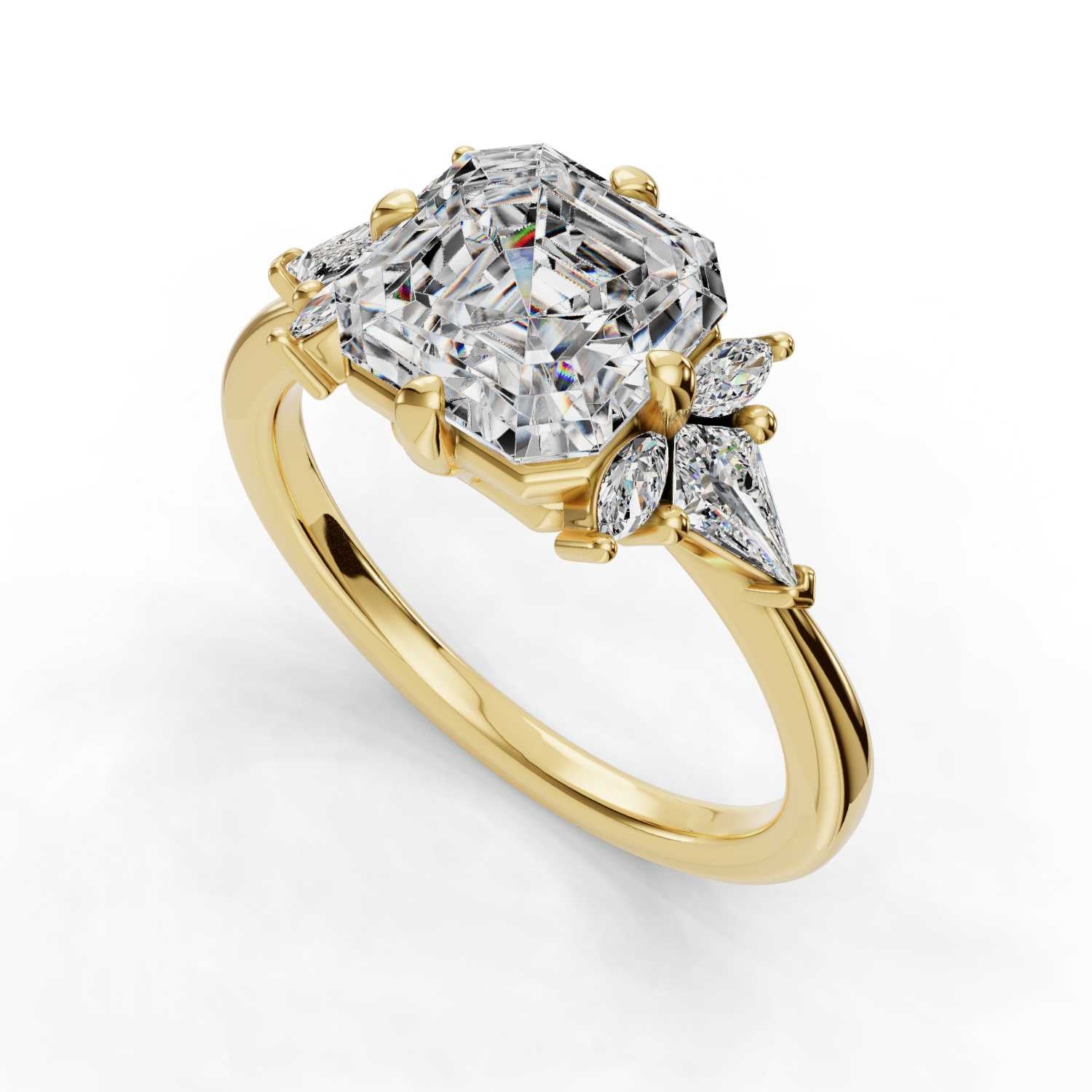 The Emmeline - Diamond Leaves