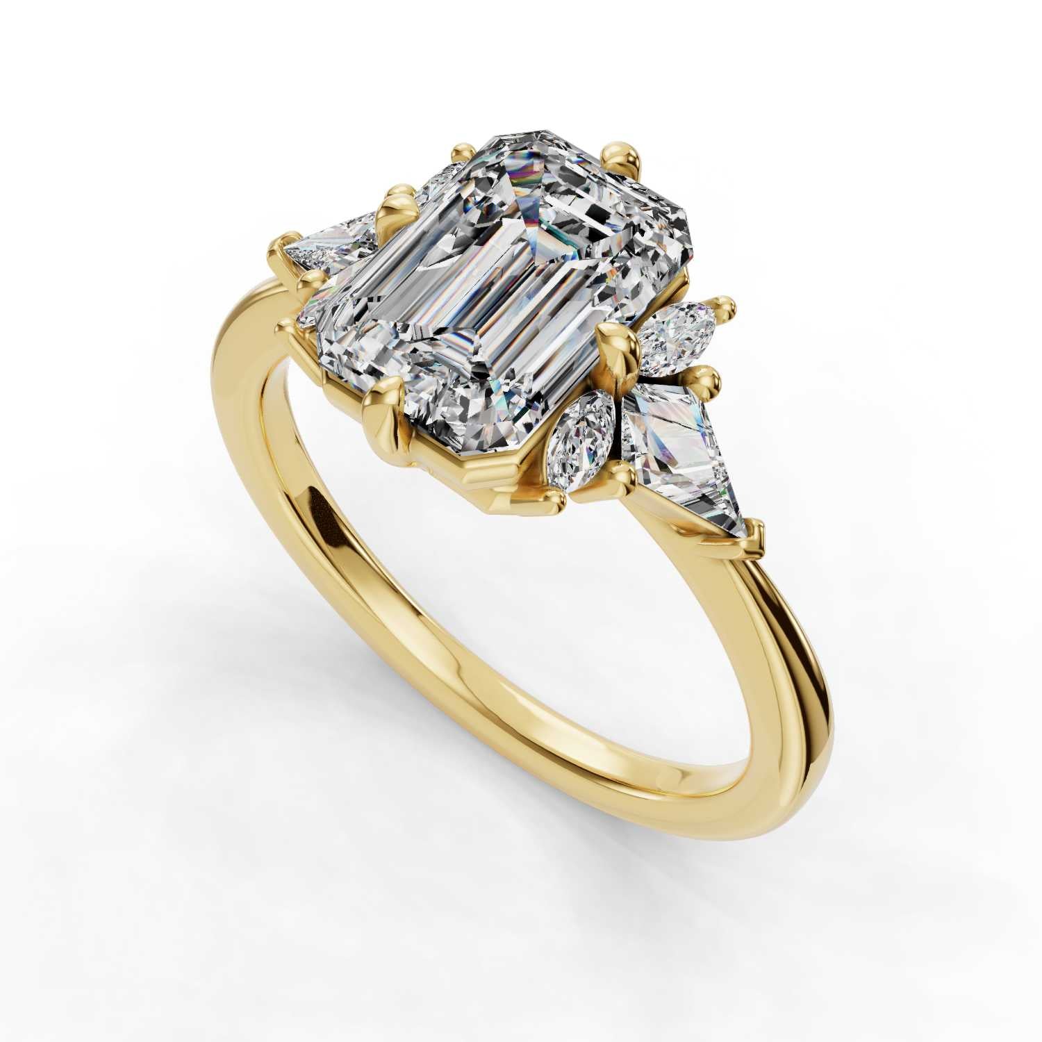 The Emmeline - Diamond Leaves