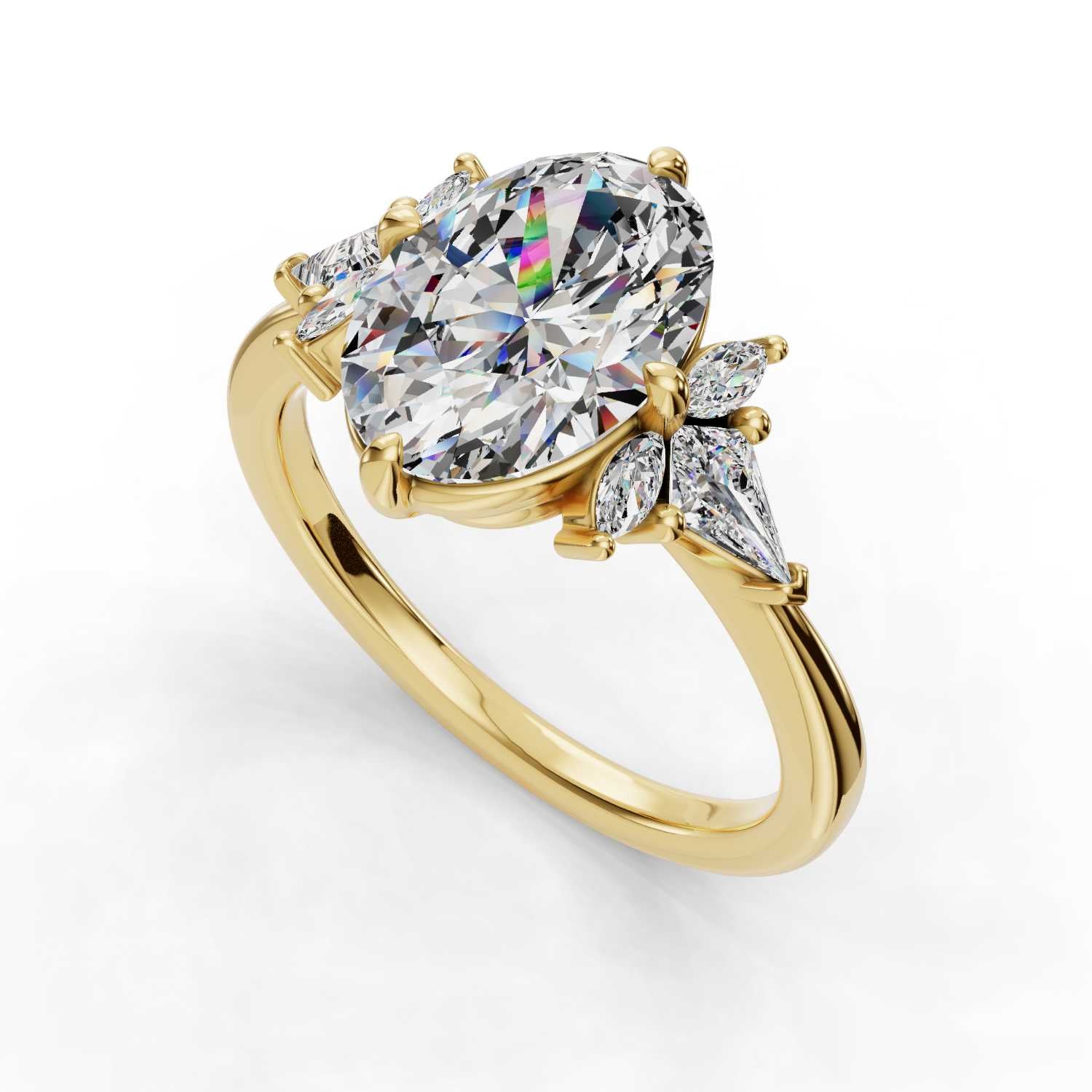 The Emmeline - Diamond Leaves