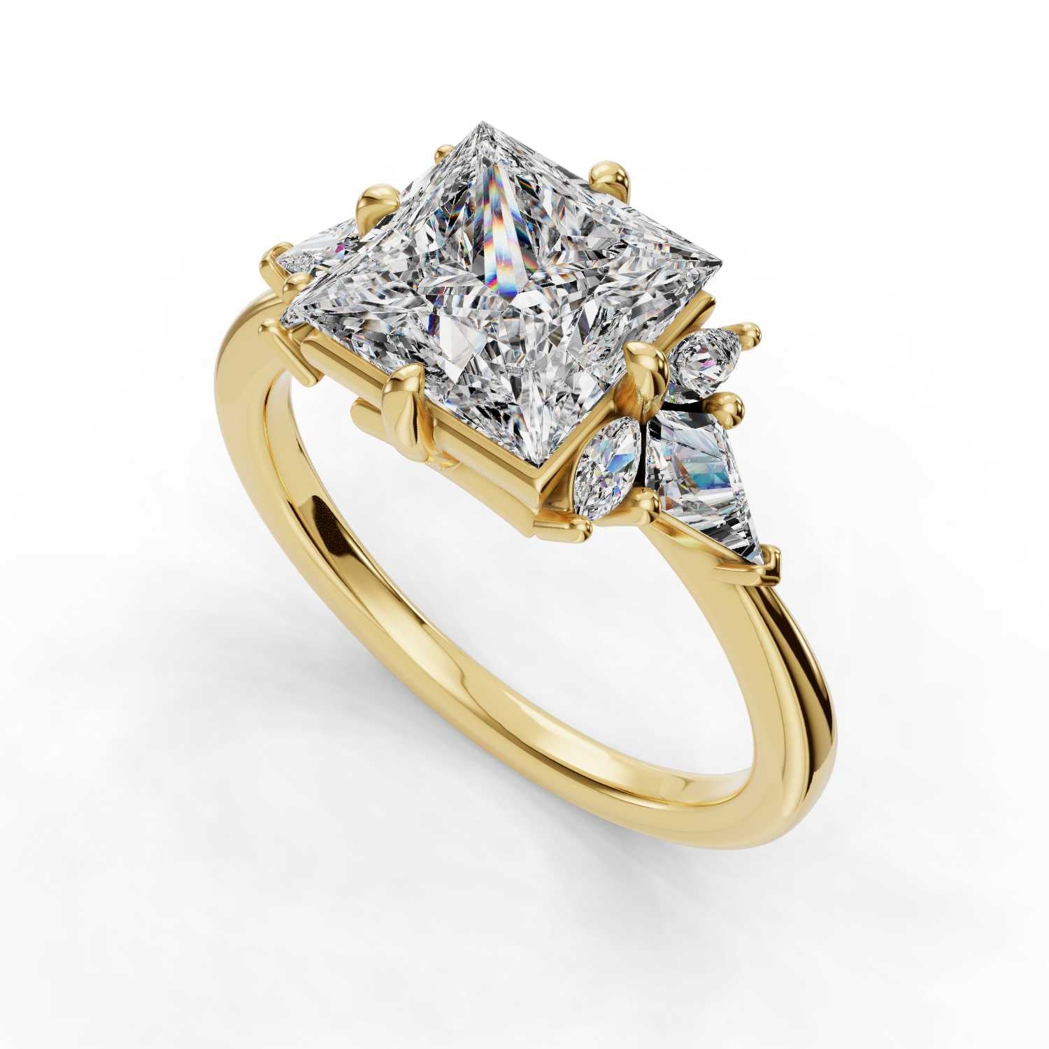 The Emmeline - Diamond Leaves