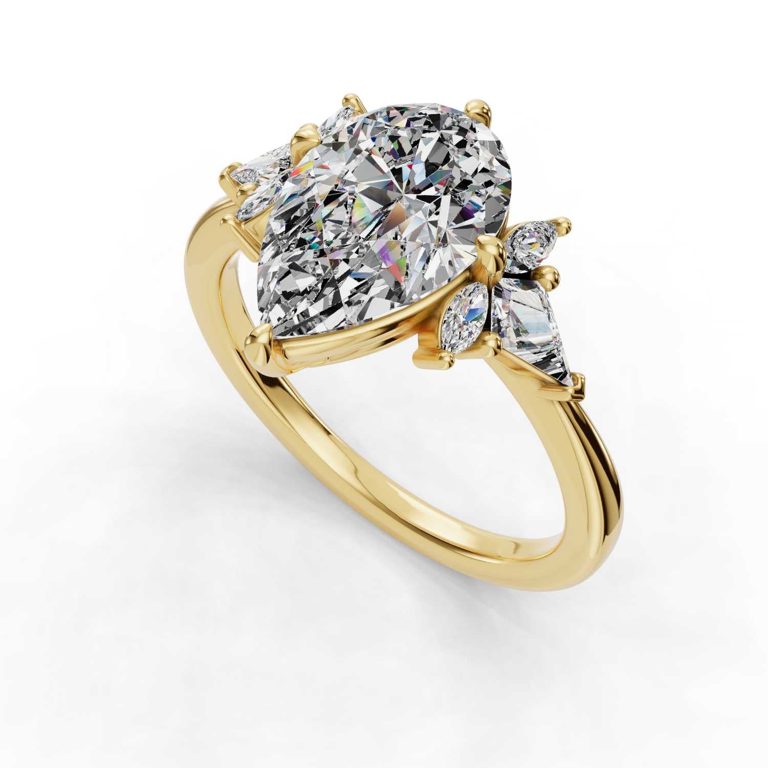 The Emmeline - Diamond Leaves