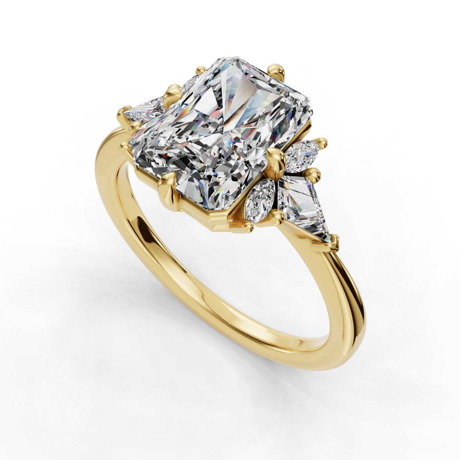 The Emmeline - Diamond Leaves