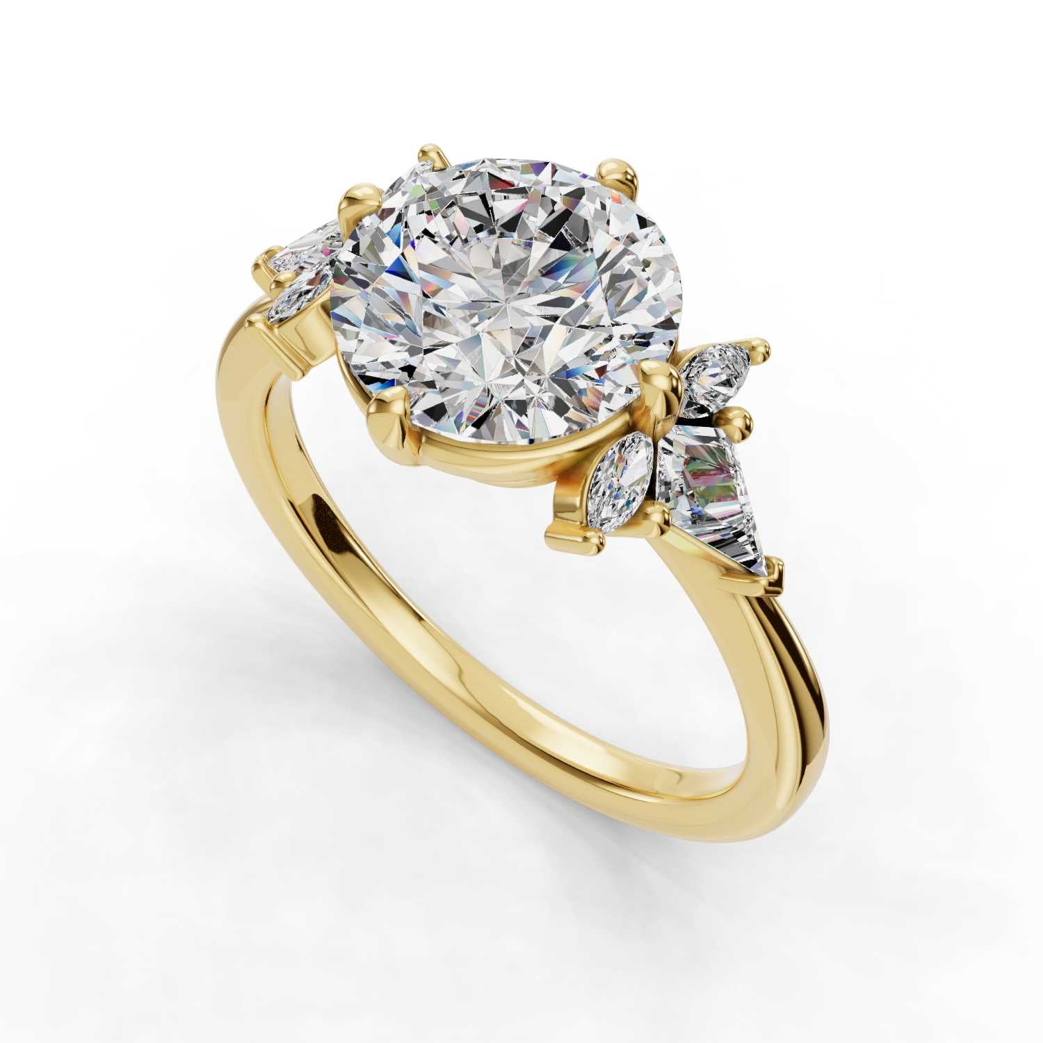 The Emmeline - Diamond Leaves