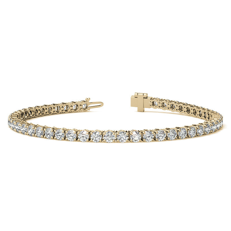 2CTW Moissanite Tennis Bracelet - 14K Gold Plated