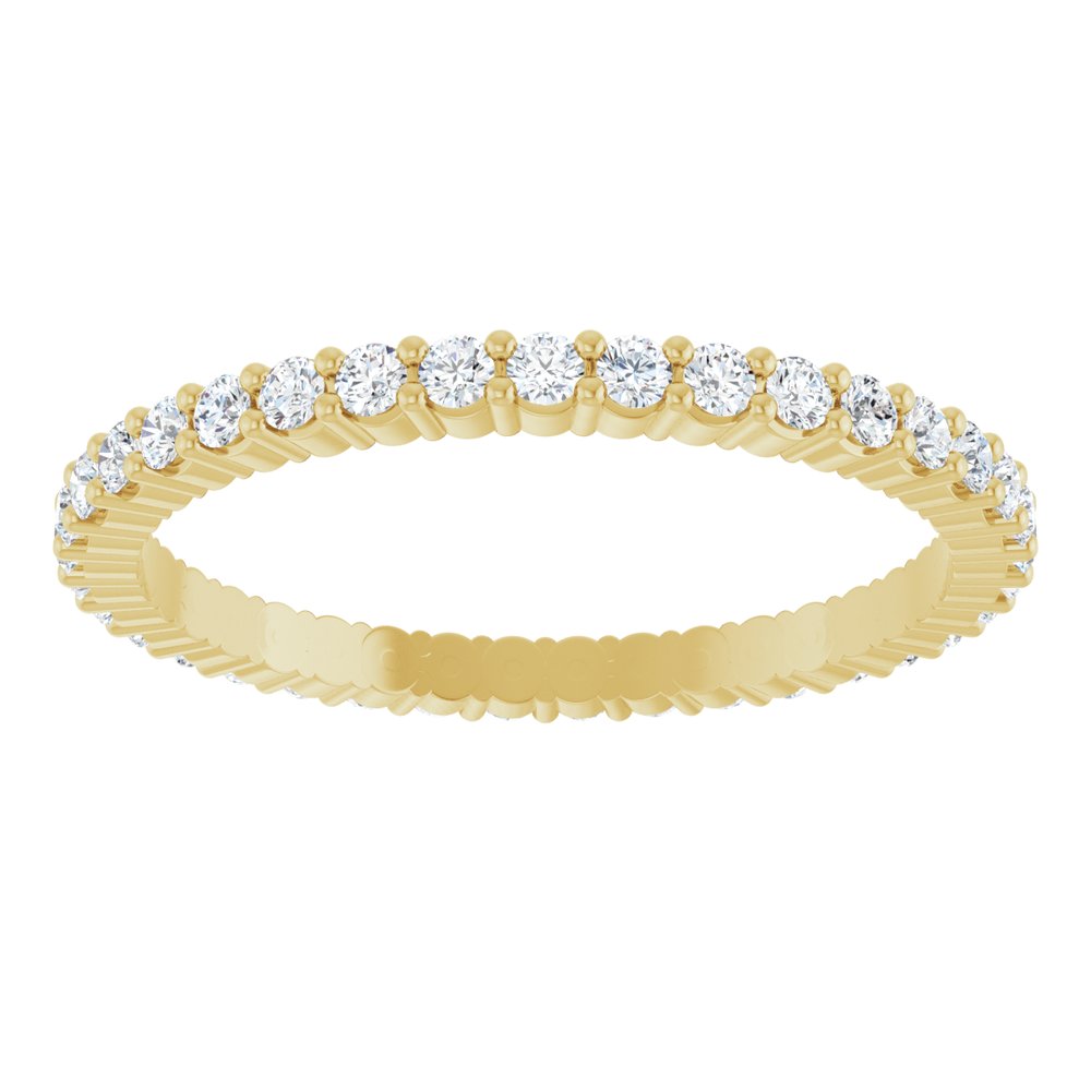 1/2 CTW Diamond Eternity Band - 14K Yellow Gold