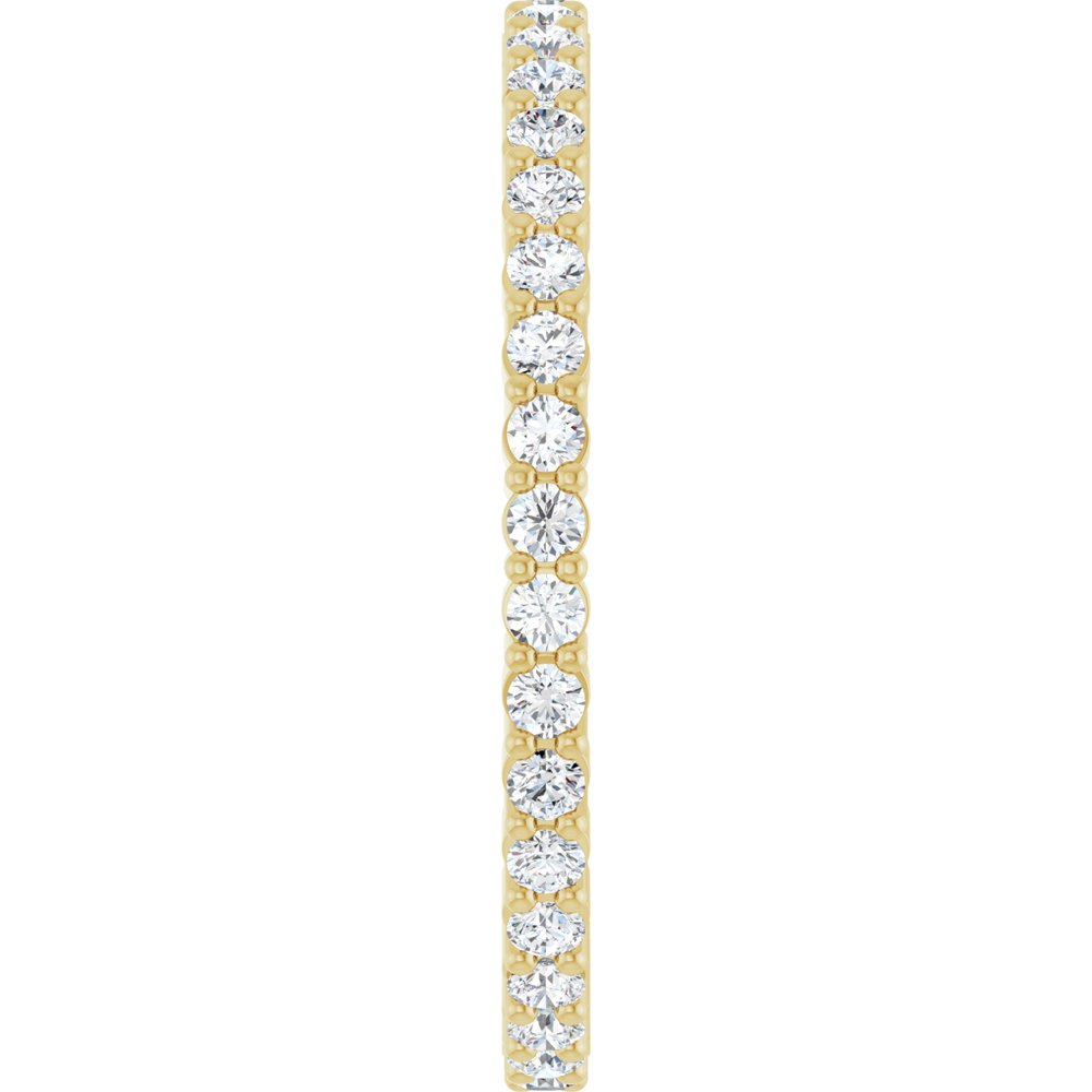 1/2 CTW Diamond Eternity Band - 14K Yellow Gold